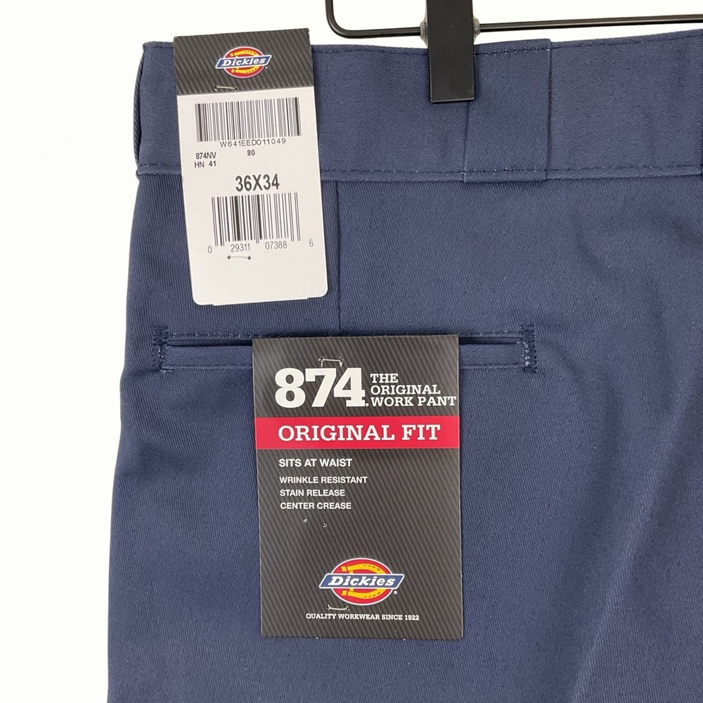 Dickies men’s 874 chino pants 36 x 34 workwear school uniform - Picture 3 of 7